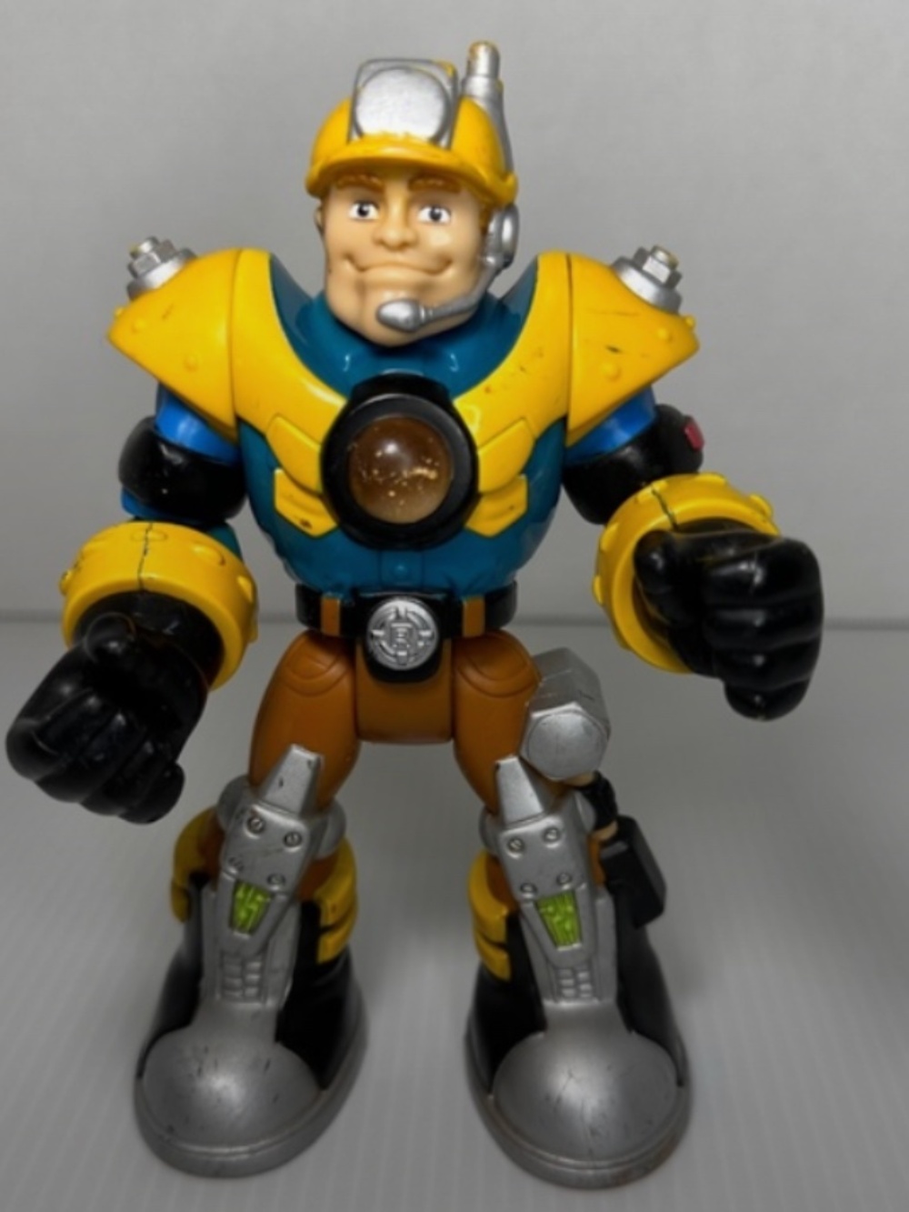 Fisher Price Rescue Heroes Jack Hammer Power Max 6" Action Figure 2001